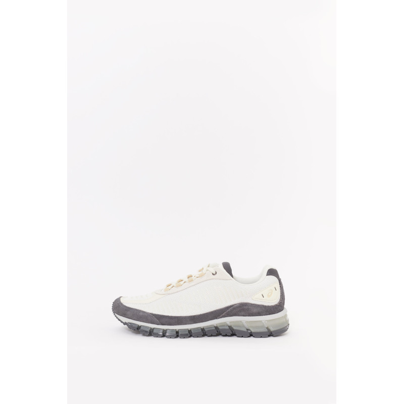 ASICS CREAM OBSIDIAN GREY GEL QUANTUM 360 I AMP SNEAKERS